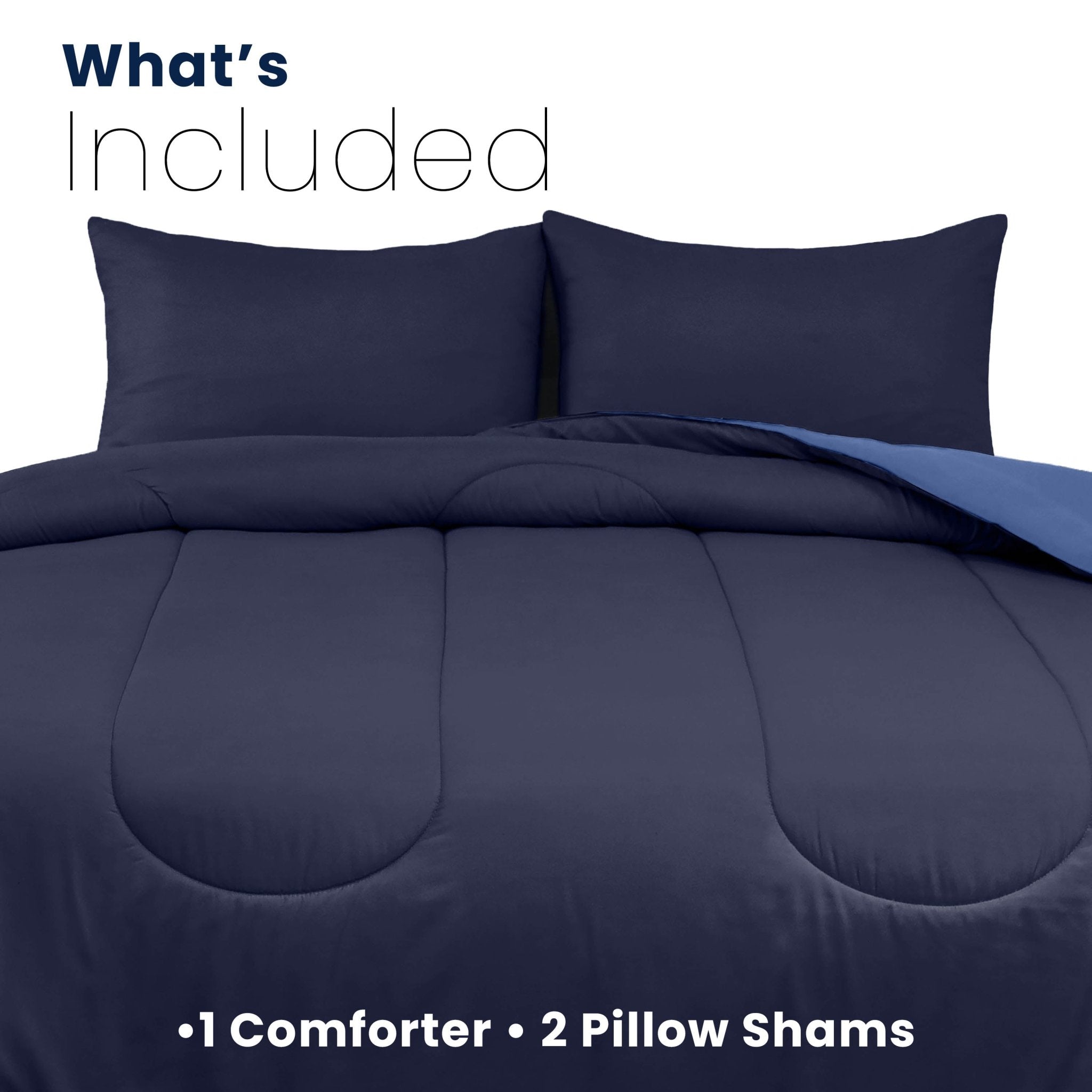 Martex Reversible Soft Brushed Comforter Set