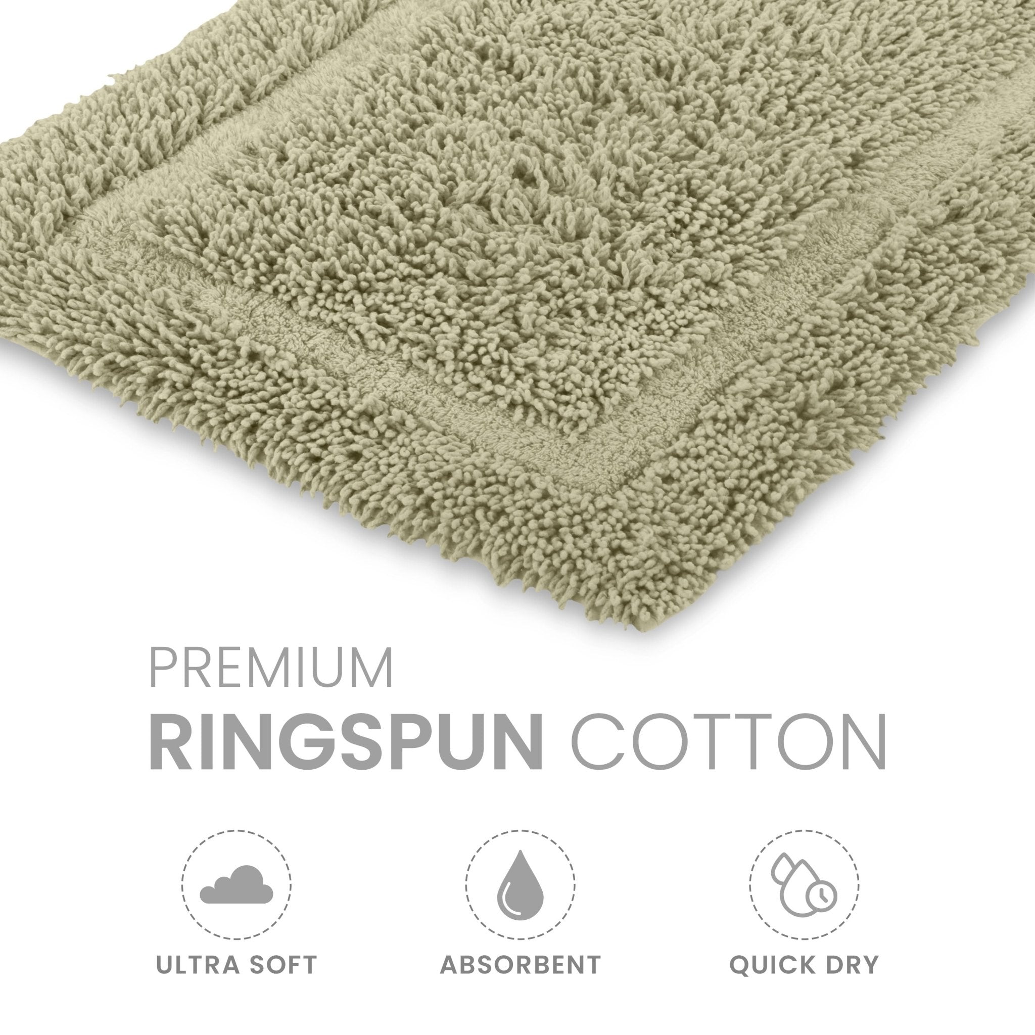 Martex Ringspun Super Soft 100% Cotton Bath Rug