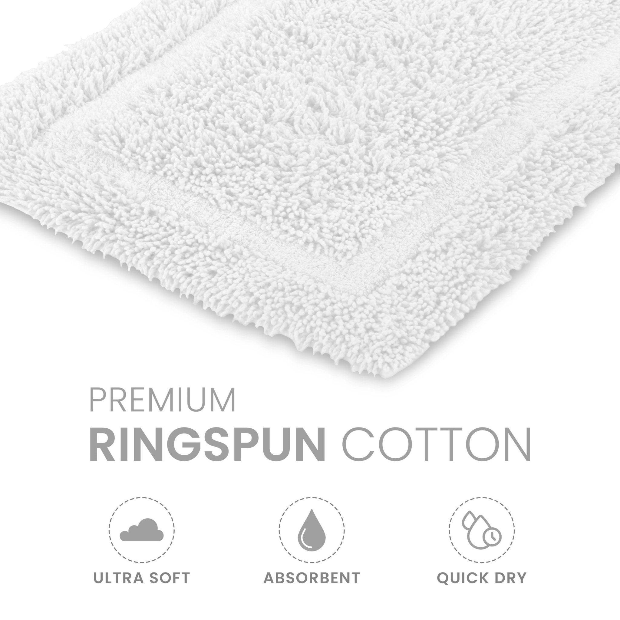 Martex Ringspun Super Soft 100% Cotton Bath Rug