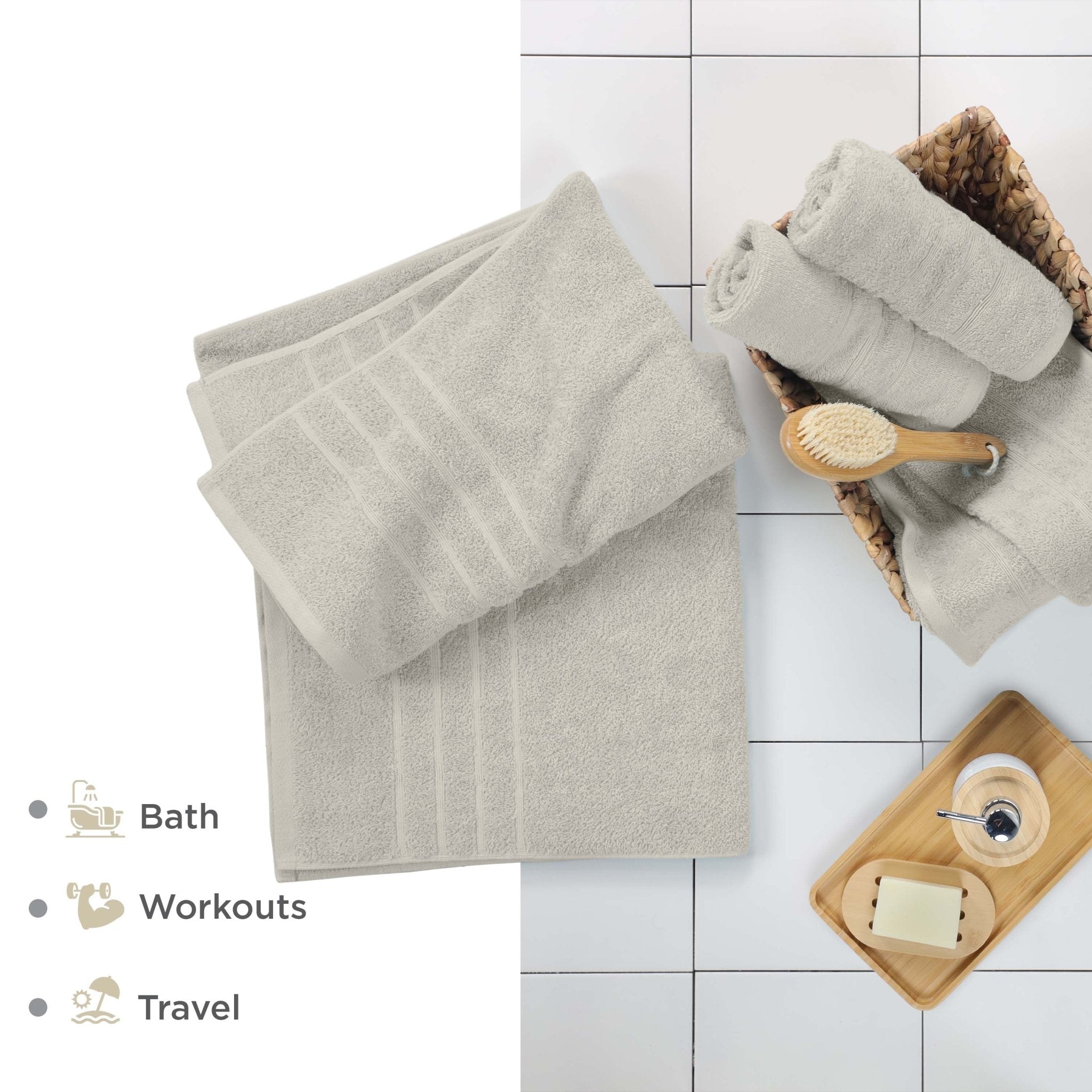Martex Ultimate 100% Cotton Solid 2-Piece Bath Sheet Set