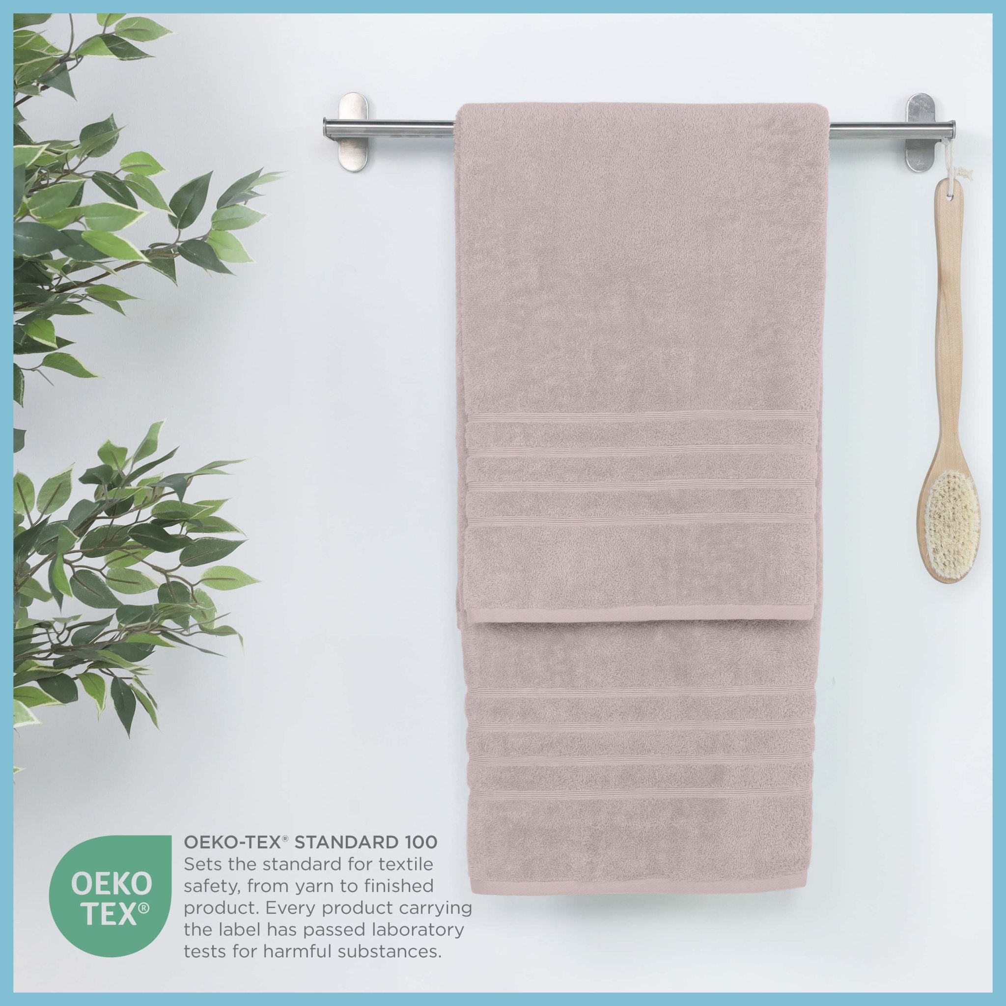 Martex Ultimate 100% Cotton Solid 2-Piece Bath Sheet Set