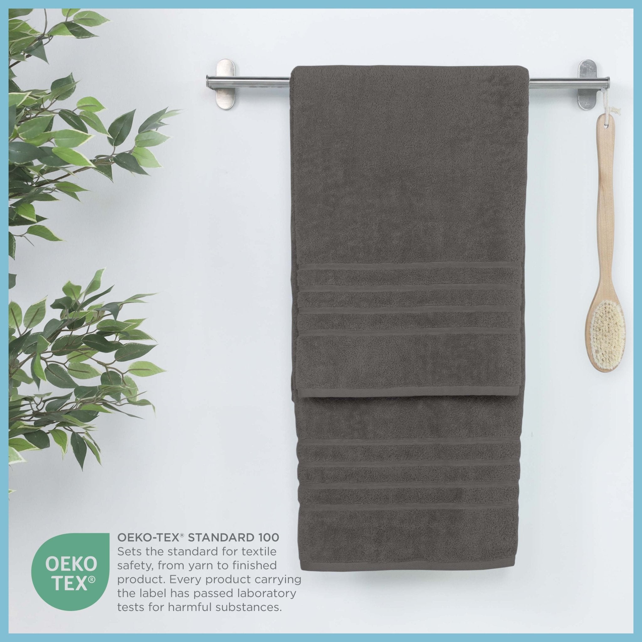 Martex Ultimate 100% Cotton Solid 2-Piece Bath Sheet Set