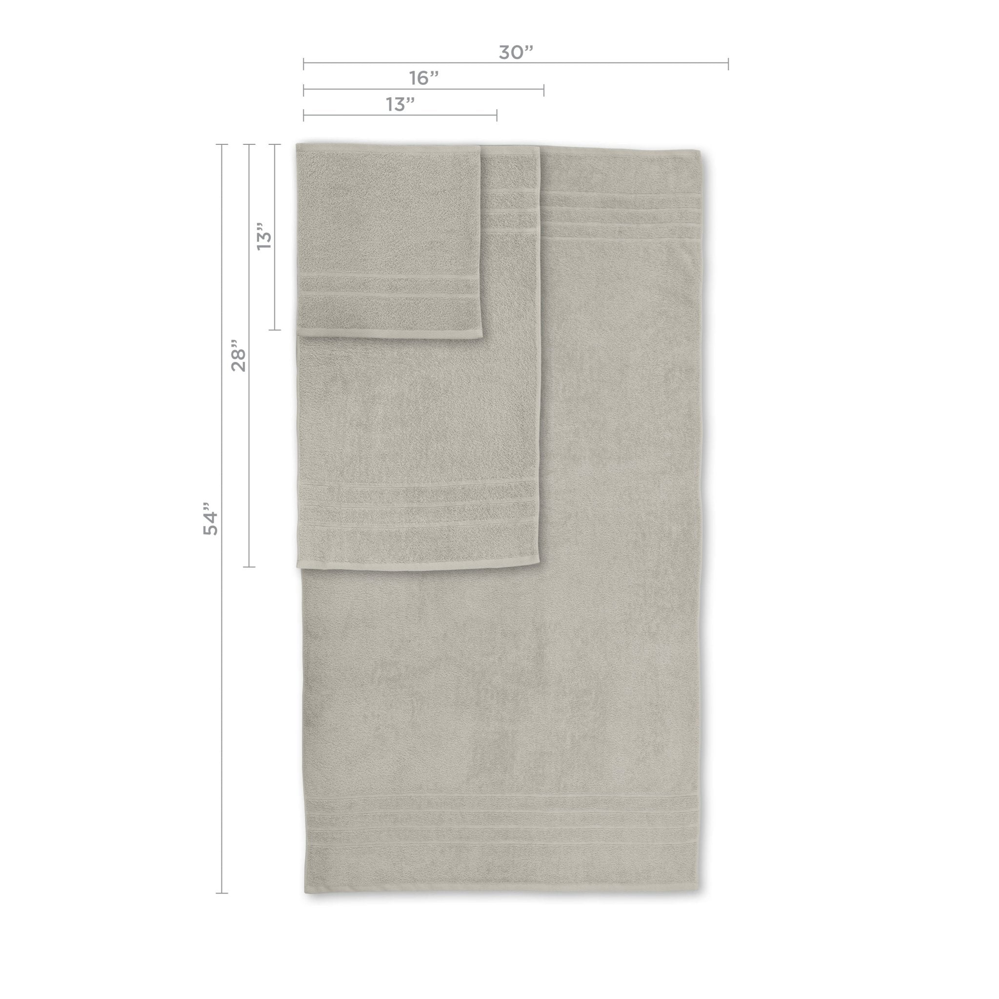 Martex Ultimate 100% Cotton Solid 6-Piece Towel Set