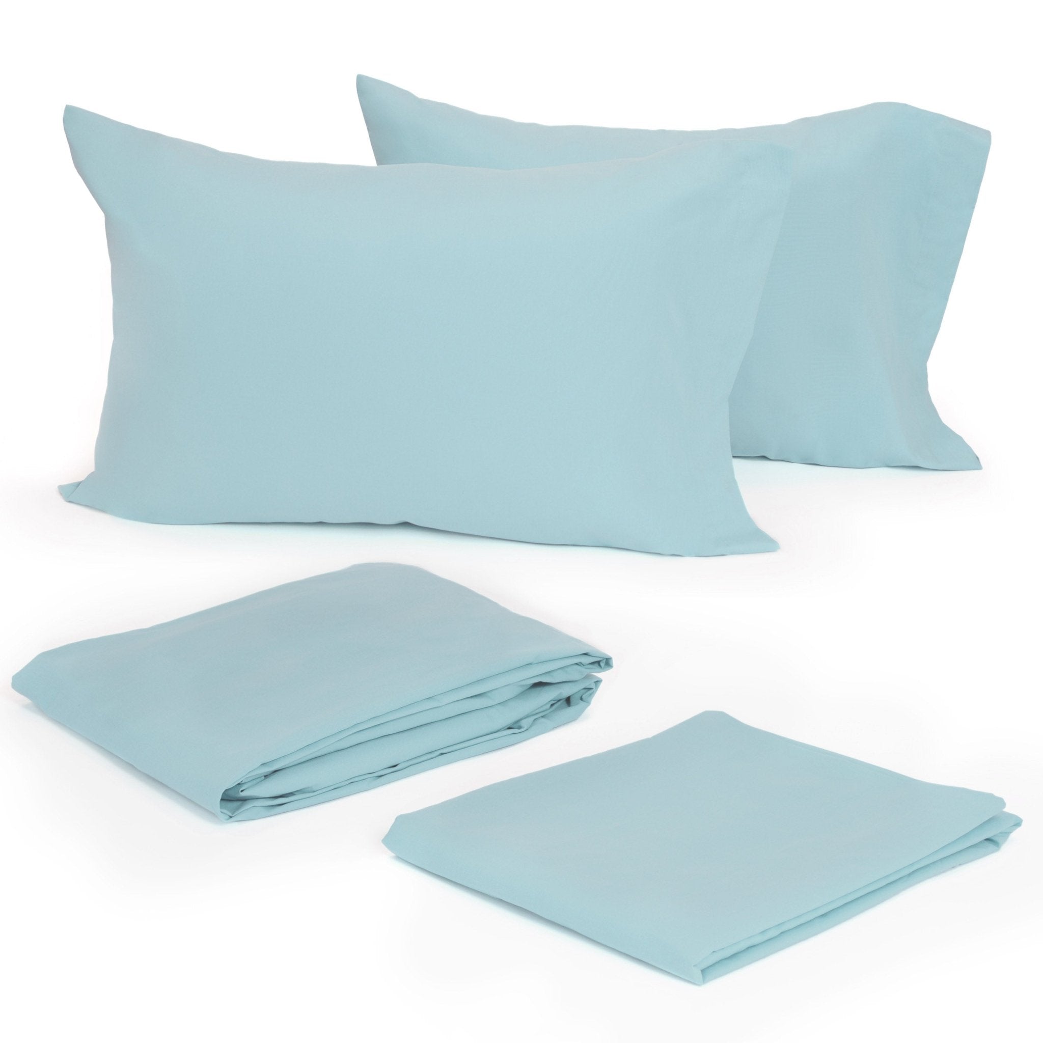 Modern Living Solid Color 300 Thread Count 100% Cotton Sateen Sheet Set