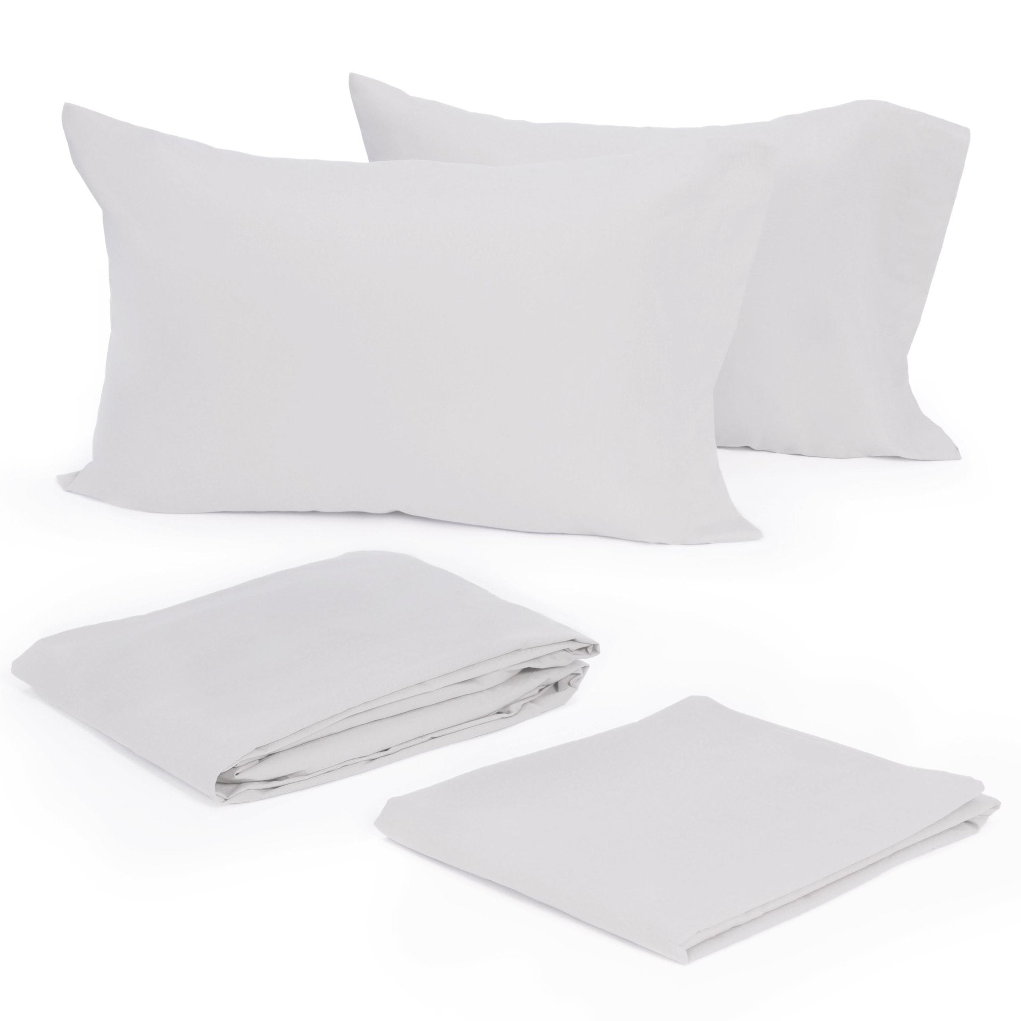 Modern Living Solid Color 300 Thread Count 100% Cotton Sateen Sheet Set