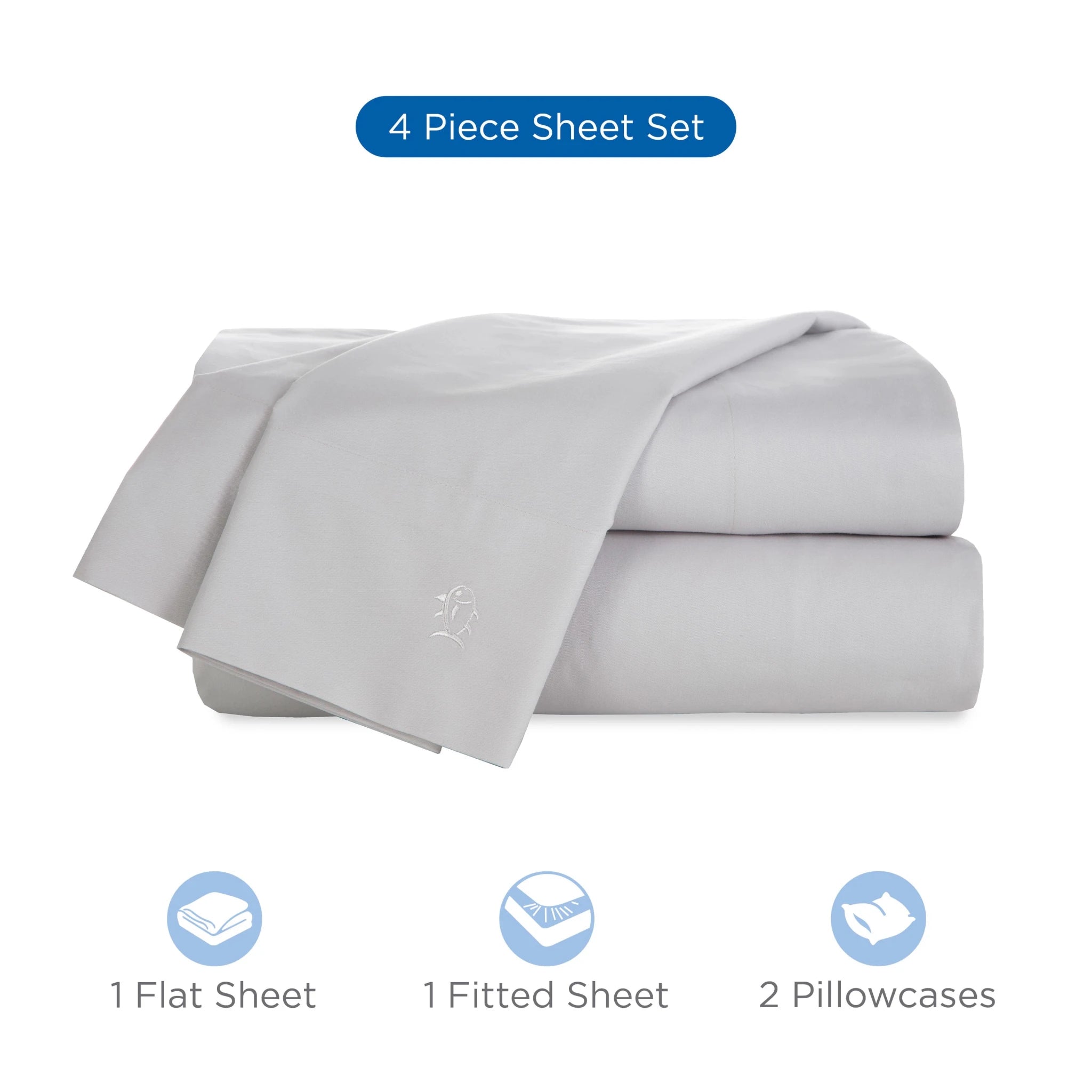 Southern Tide Cotton Twill 300 Thread Count Sheet Set