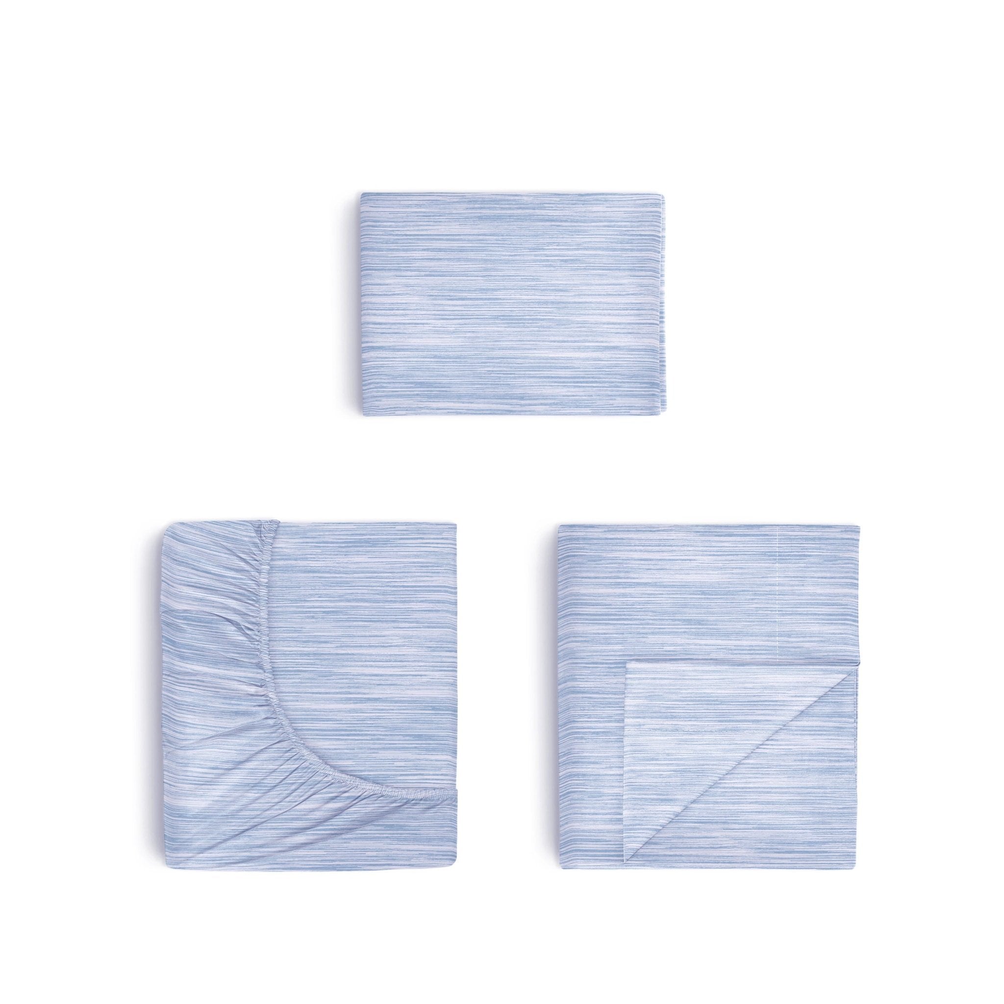 Southern Tide Distressed Stripe Blue Sheet Set