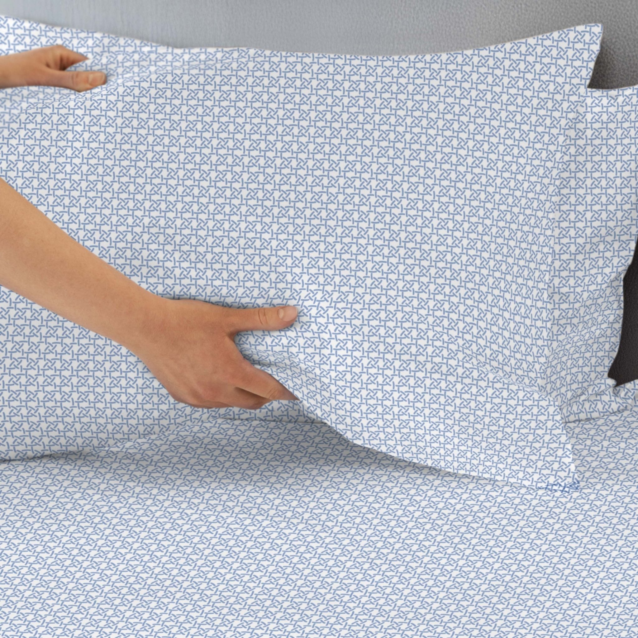 Southern Tide Hampstead 100% Cotton Blue Sheet Set