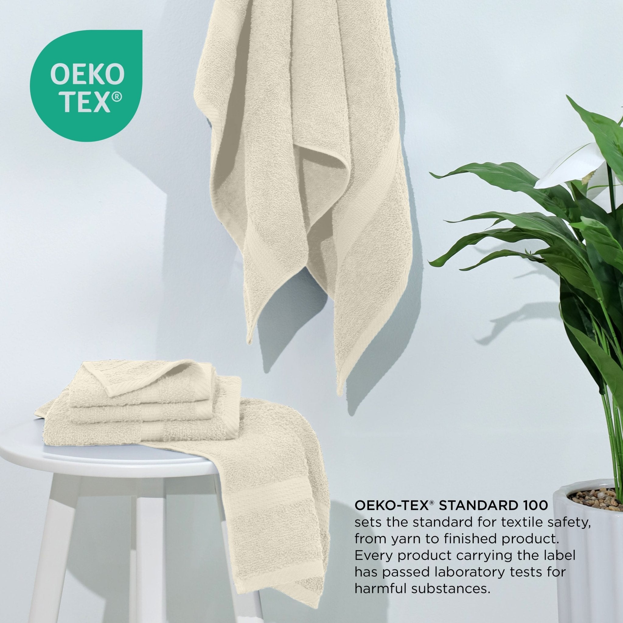 Utica Essentials 100% Cotton 6-Piece Soft Towel Set