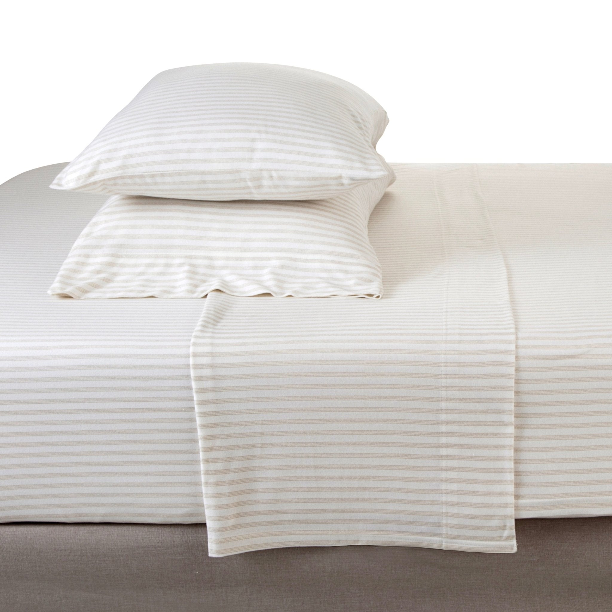 Vellux Aster Heathered Soft Taupe Sheet Set