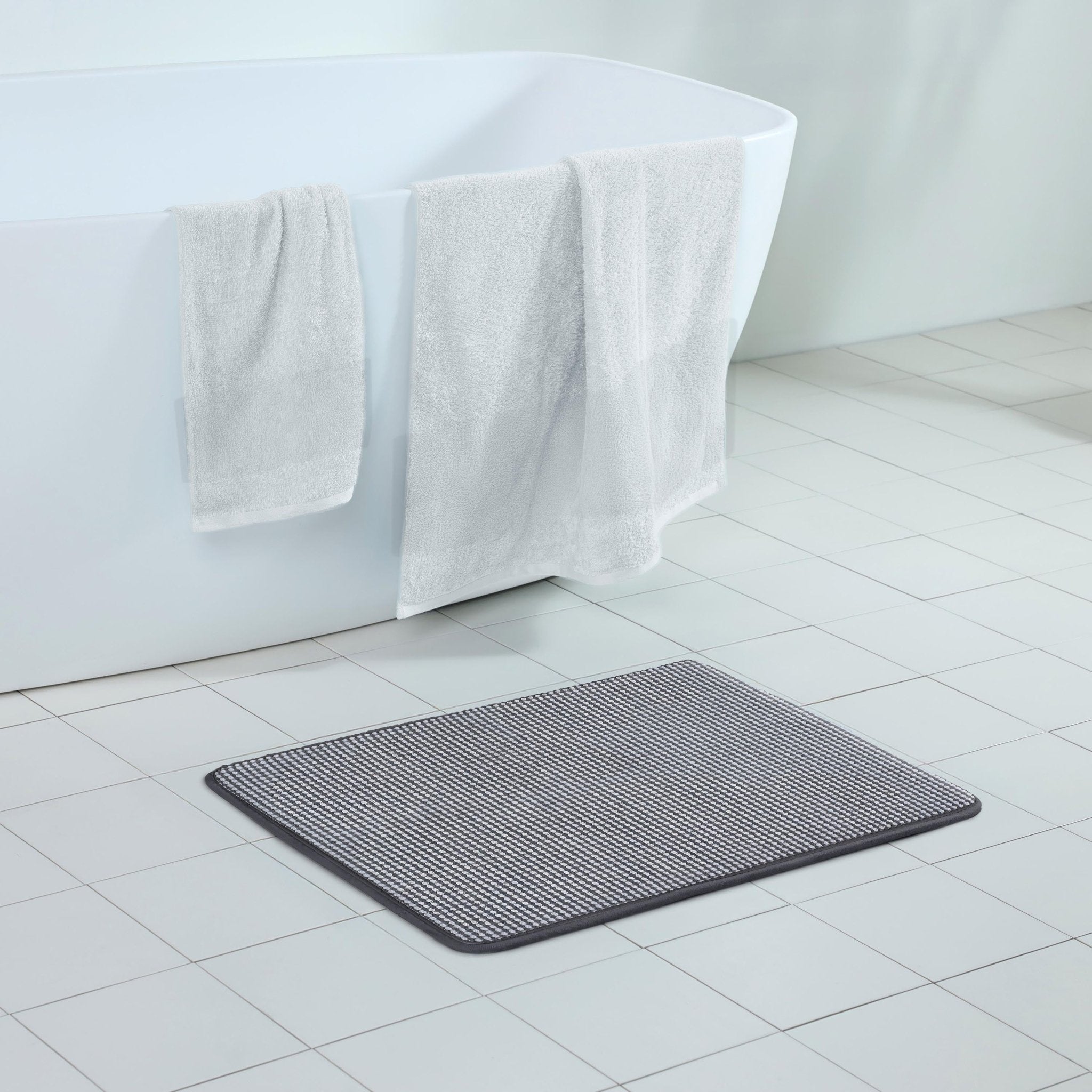 Vellux Bliss Non-Skid Backing Memory Foam Bath Rug