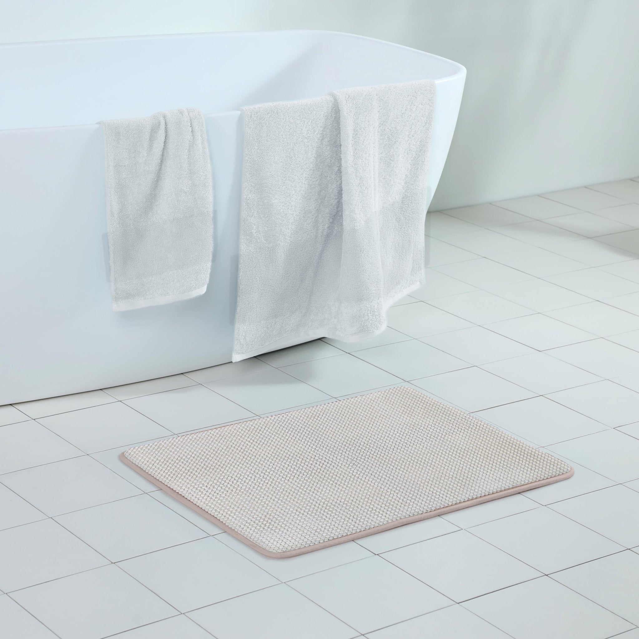 Vellux Bliss Non-Skid Backing Memory Foam Bath Rug
