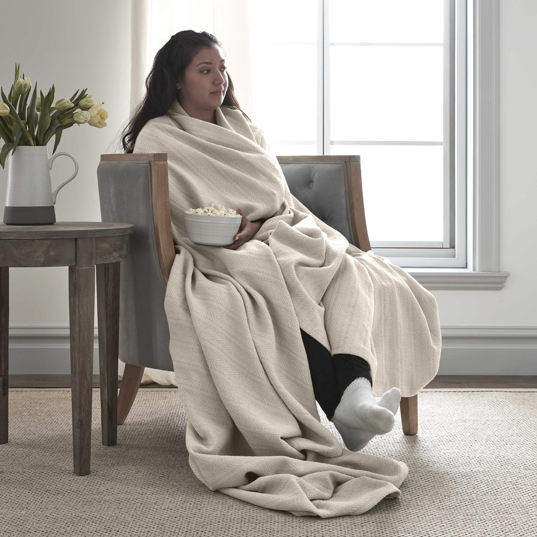 Vellux Cotton 100% Cotton All-Season Blanket