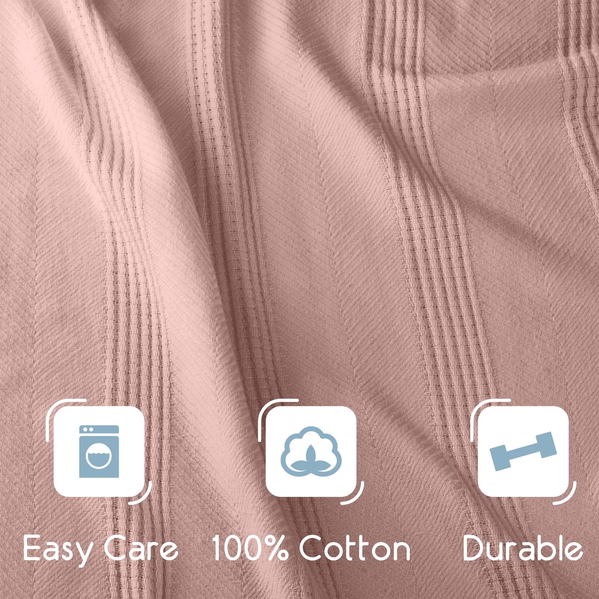 Vellux Cotton 100% Cotton All-Season Blanket