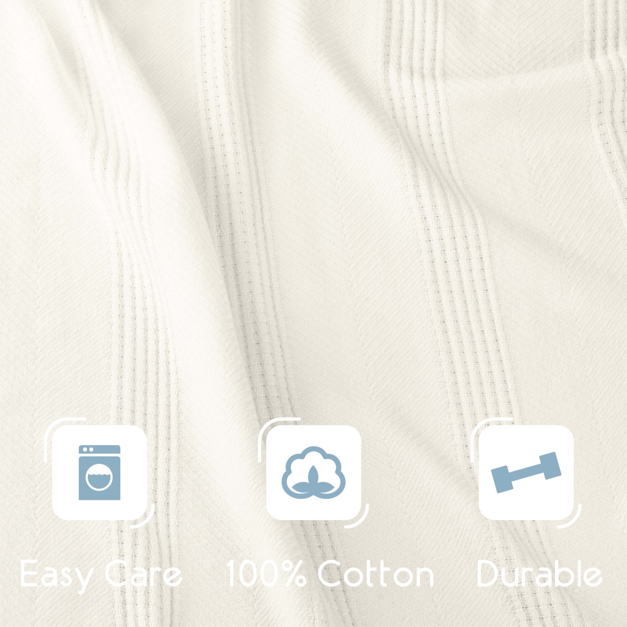 Vellux Cotton 100% Cotton All-Season Blanket