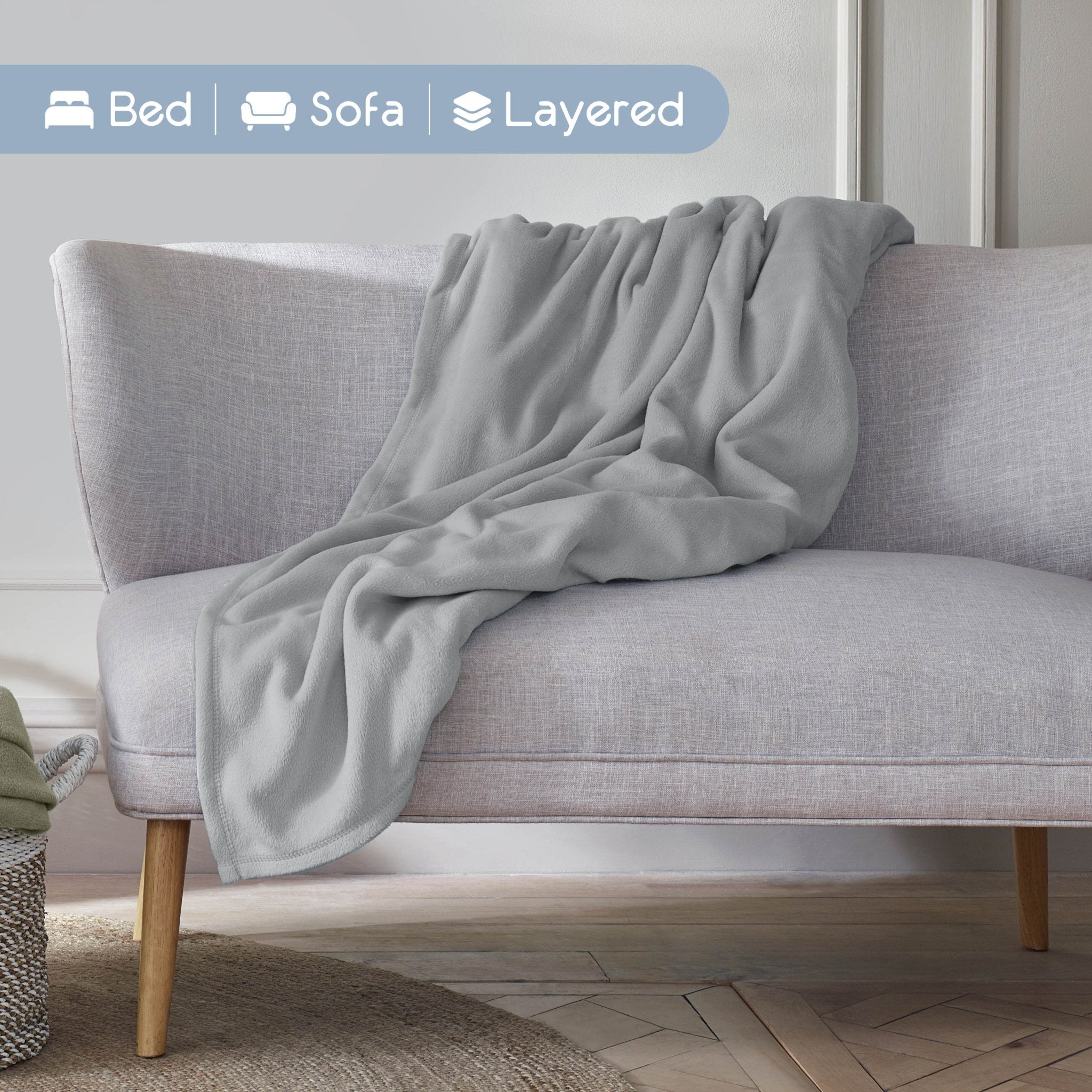 Vellux Microfleece Soft Blanket