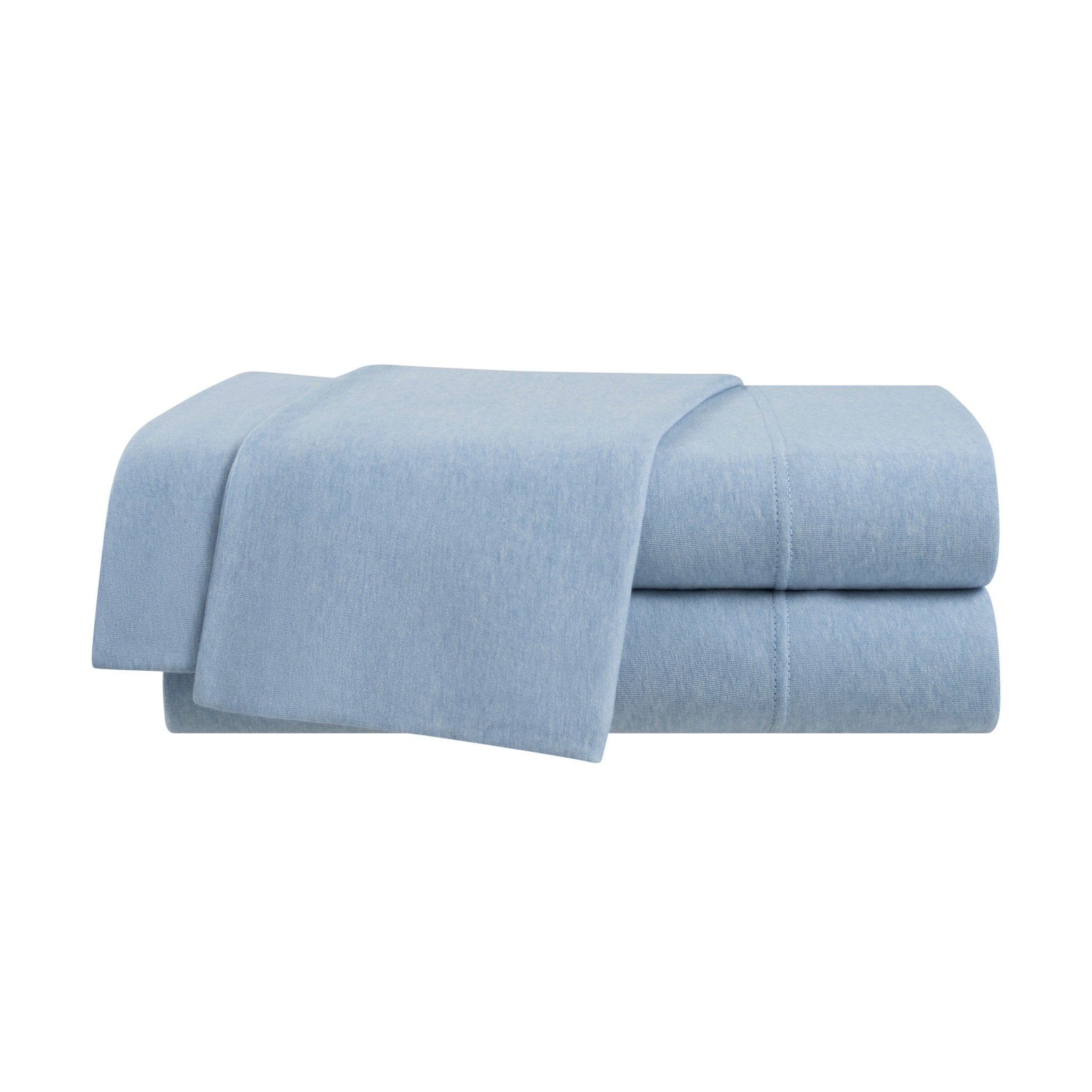 Vellux Snuggle Heathered Solid Sheet Set