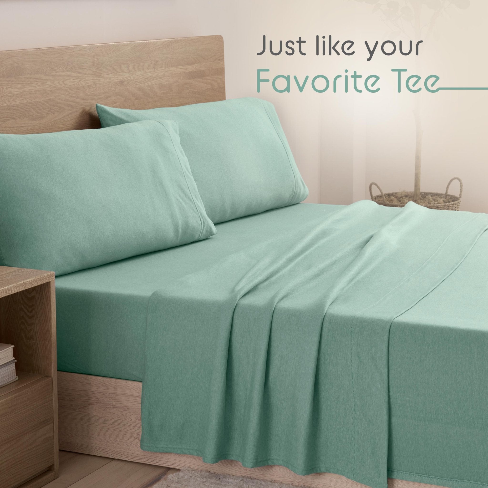 Vellux Snuggle Heathered Solid Sheet Set