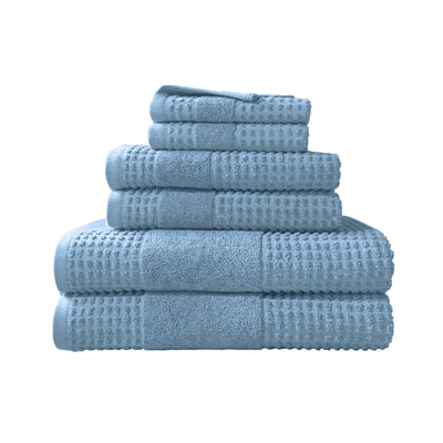 Martex Expression Air Sculpted 100% Cotton 6-Piece Towel Set