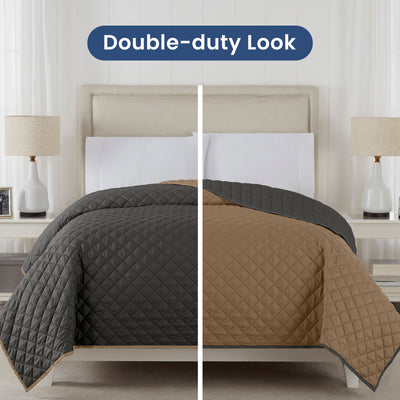 Martex Reversible Lightweight Coverlet