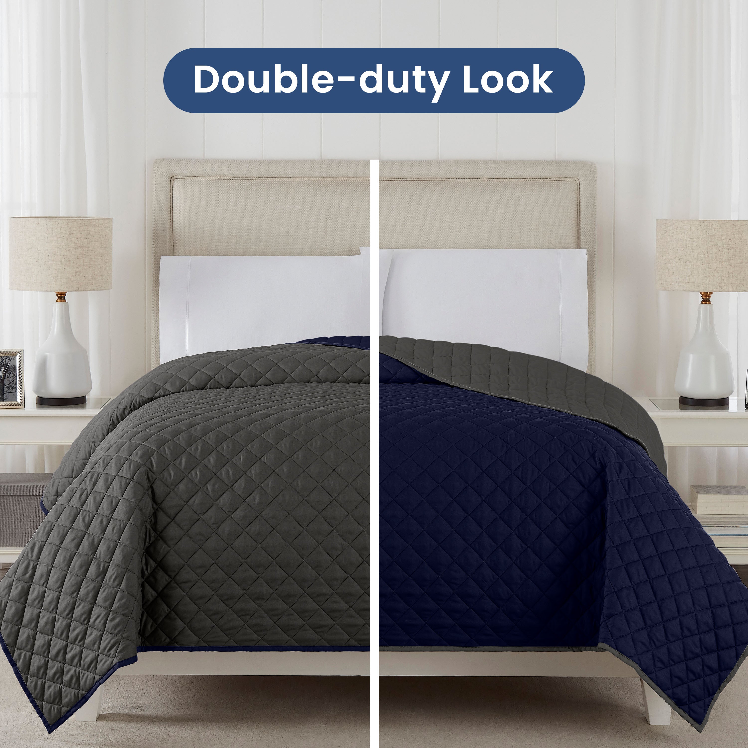 Martex Reversible Lightweight Coverlet