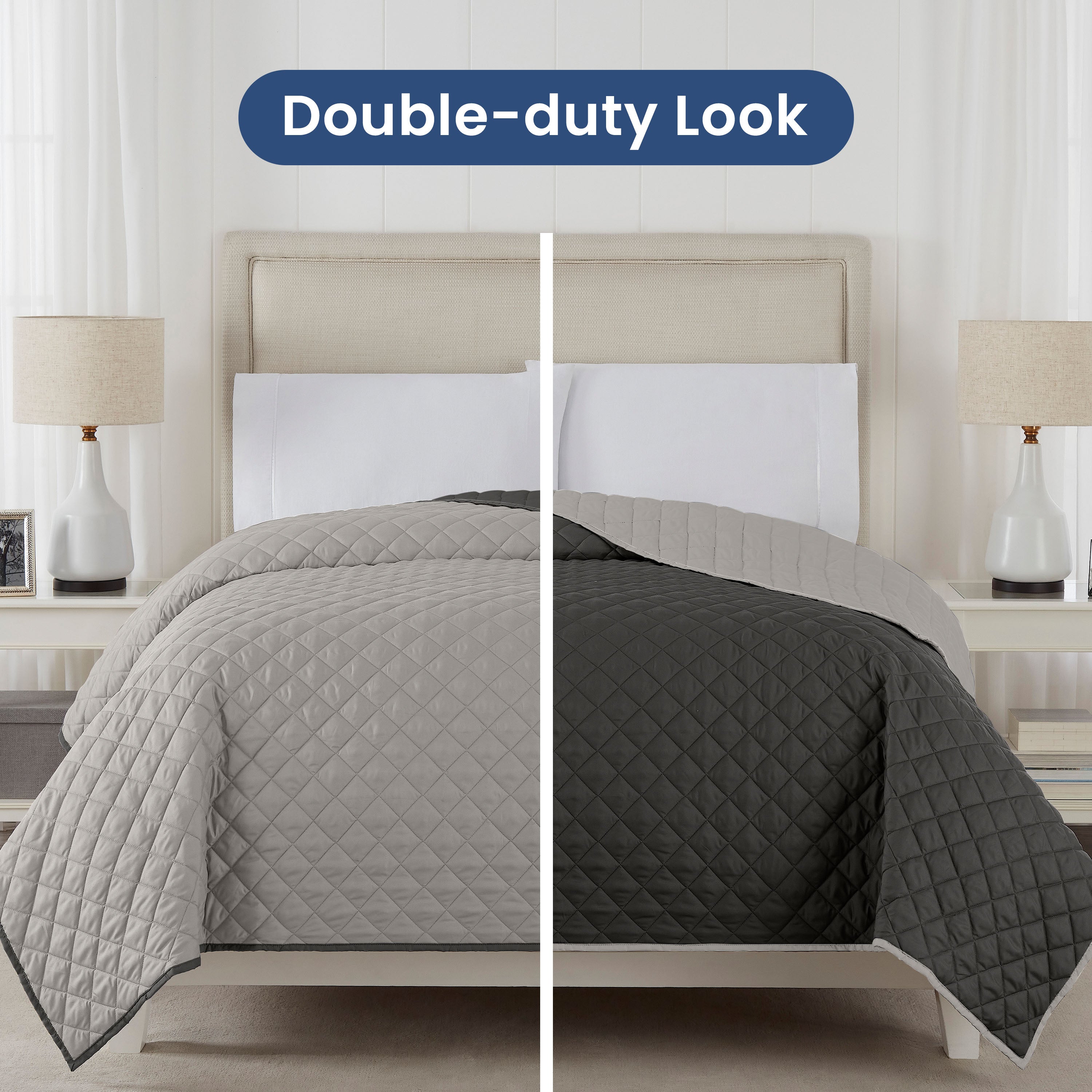 Martex Reversible Lightweight Coverlet