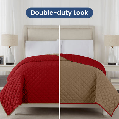 Martex Reversible Lightweight Coverlet