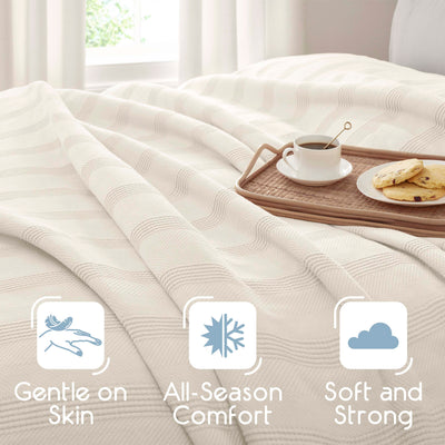 Vellux Cotton 100% Cotton All-Season Blanket