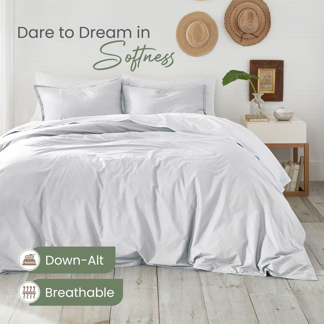 Martex EcoPure Comfort Wash 100% Organic Cotton Solid Comforter