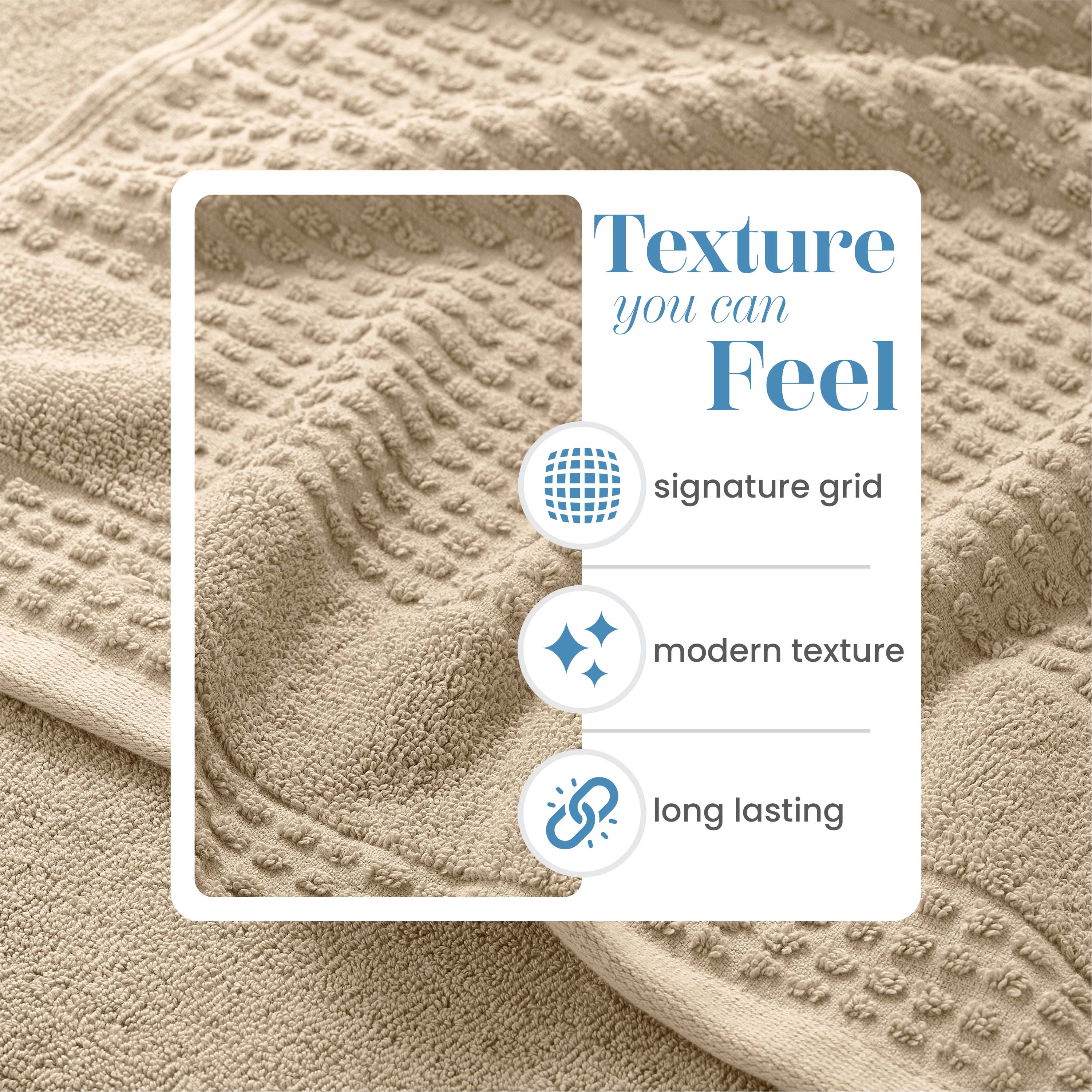 Martex Expression Air Sculpted 100% Cotton 6-Piece Towel Set
