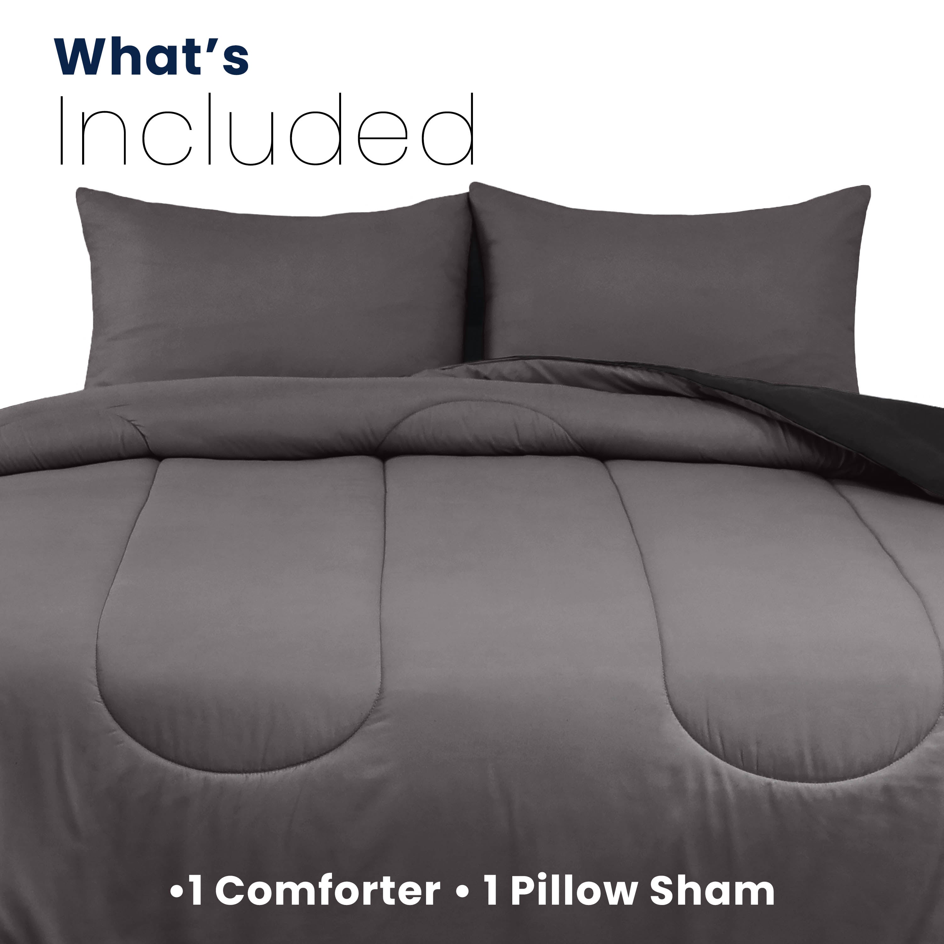 Martex Reversible Soft Brushed Comforter Set
