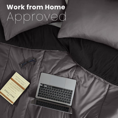 Martex Reversible Soft Brushed Comforter Set