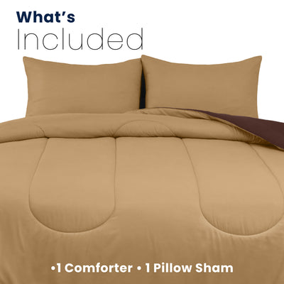 Martex Reversible Soft Brushed Comforter Set