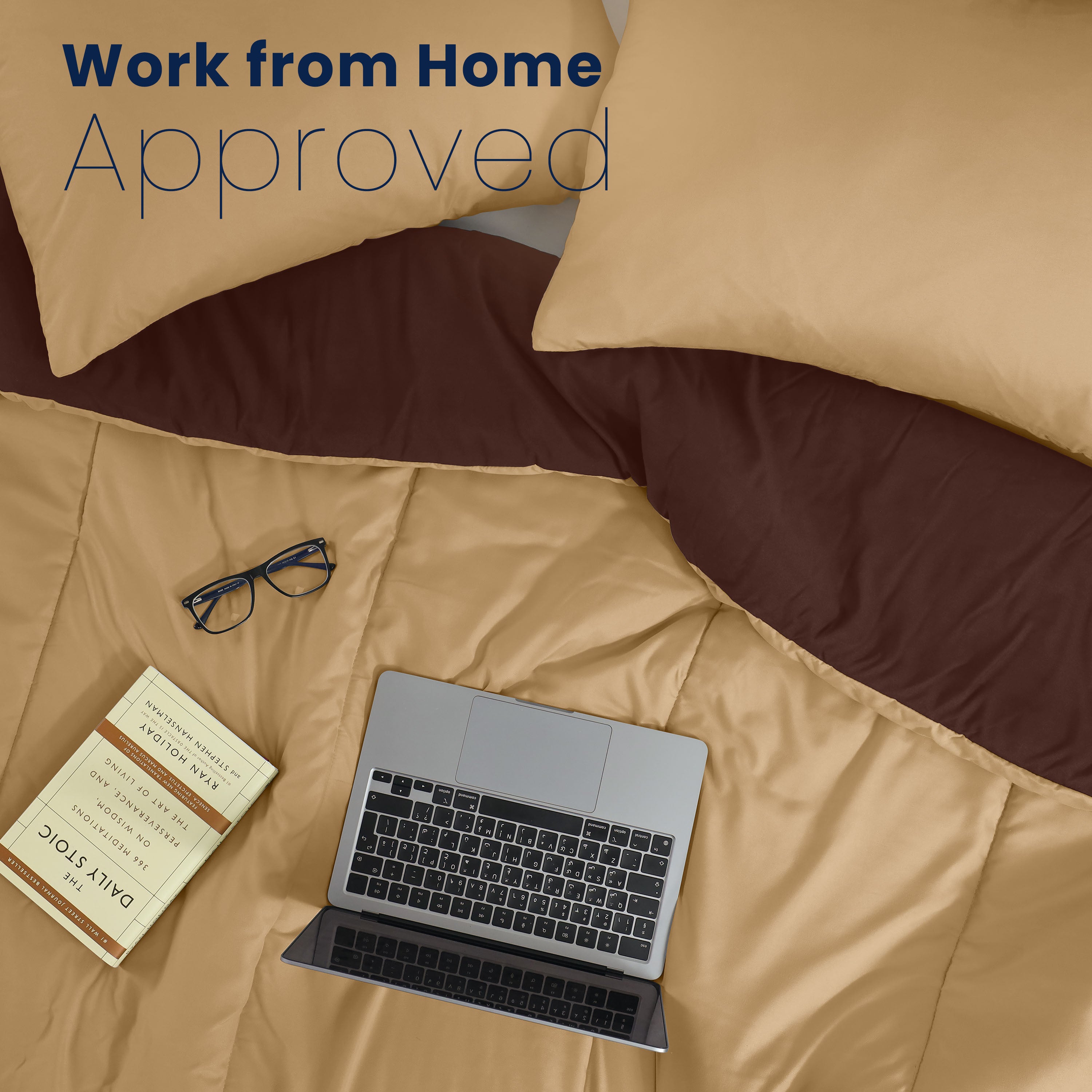 Martex Reversible Soft Brushed Comforter Set