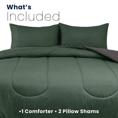 Martex Reversible Soft Brushed Comforter Set