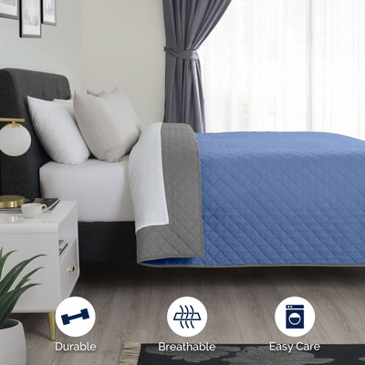 Martex Reversible Lightweight Coverlet