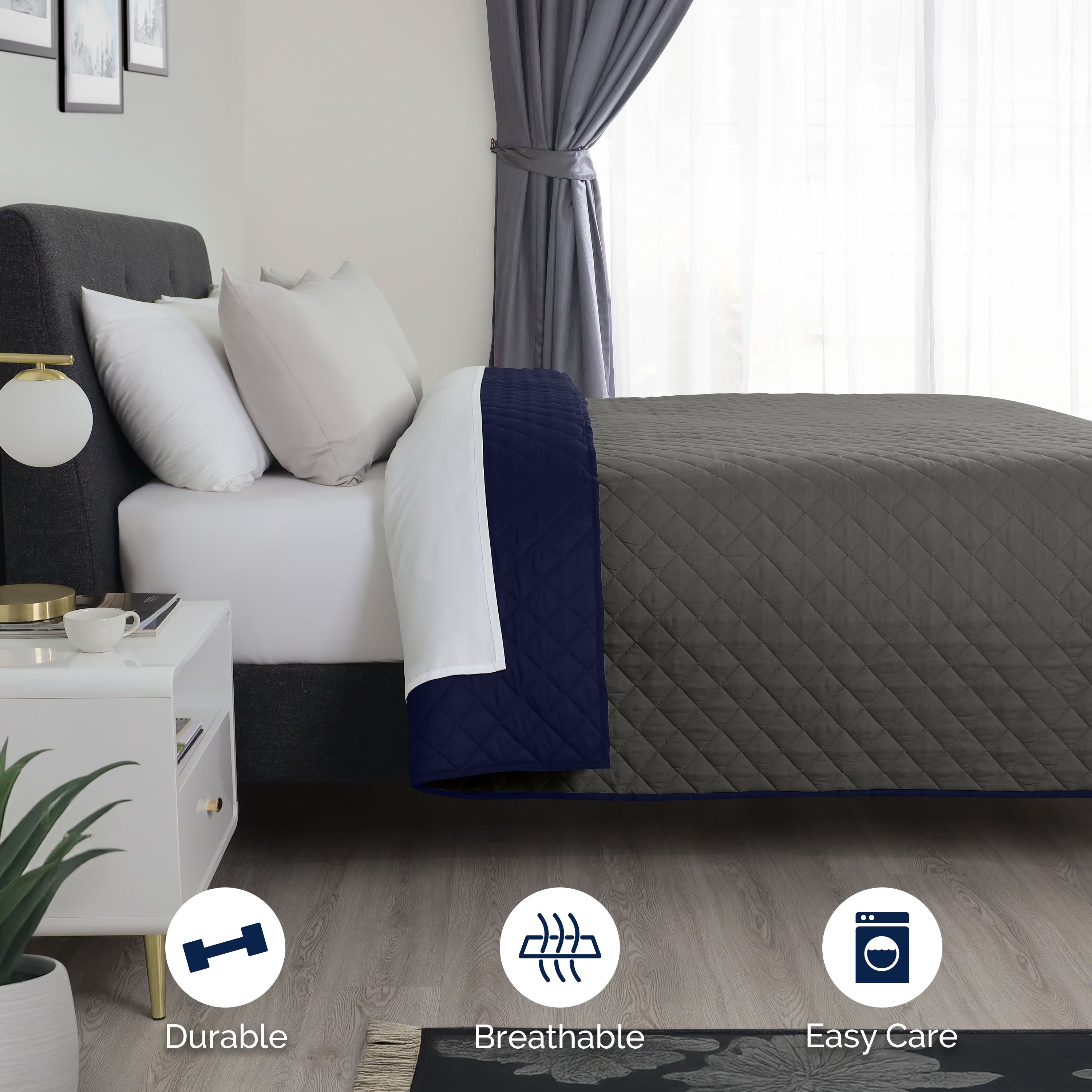 Martex Reversible Lightweight Coverlet