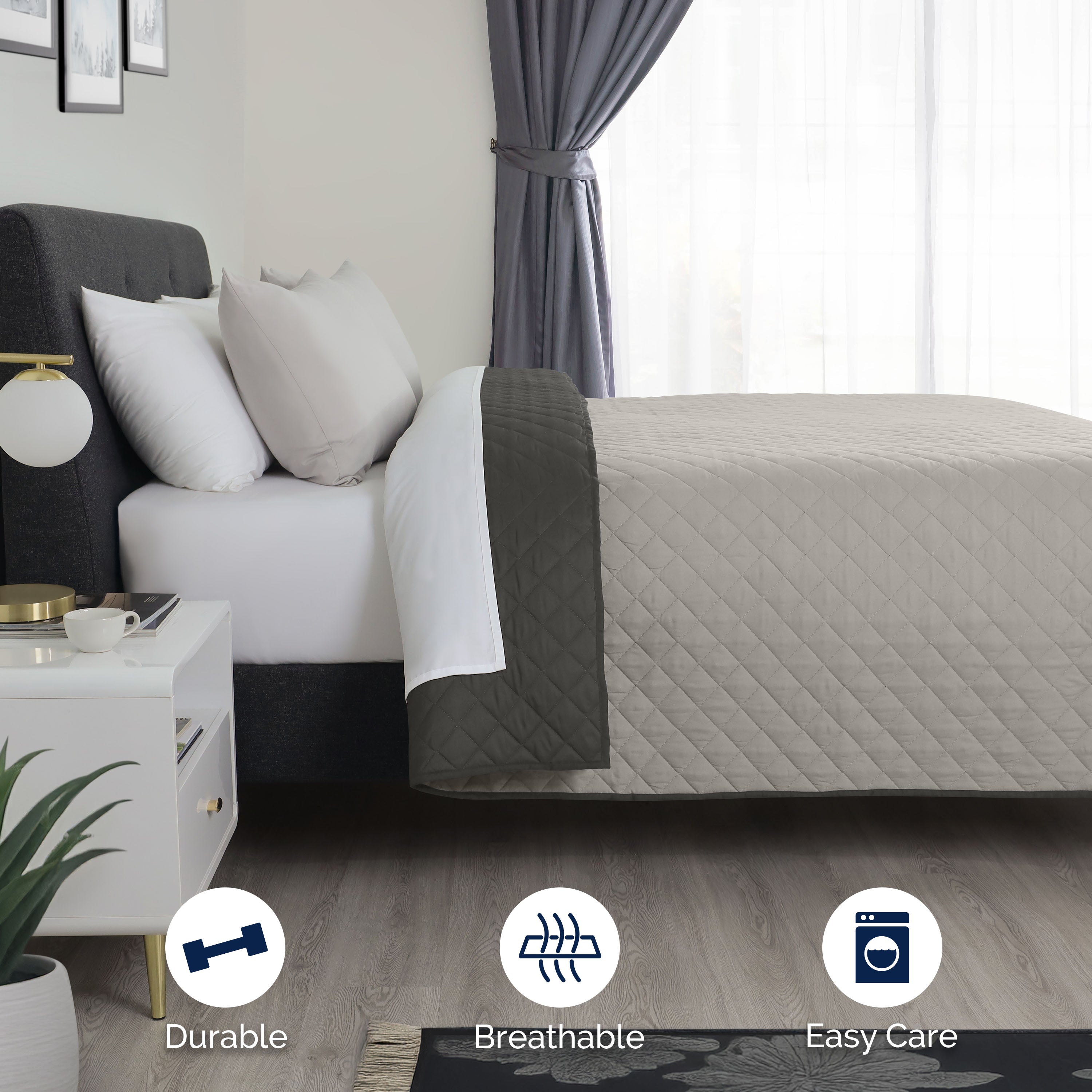 Martex Reversible Lightweight Coverlet