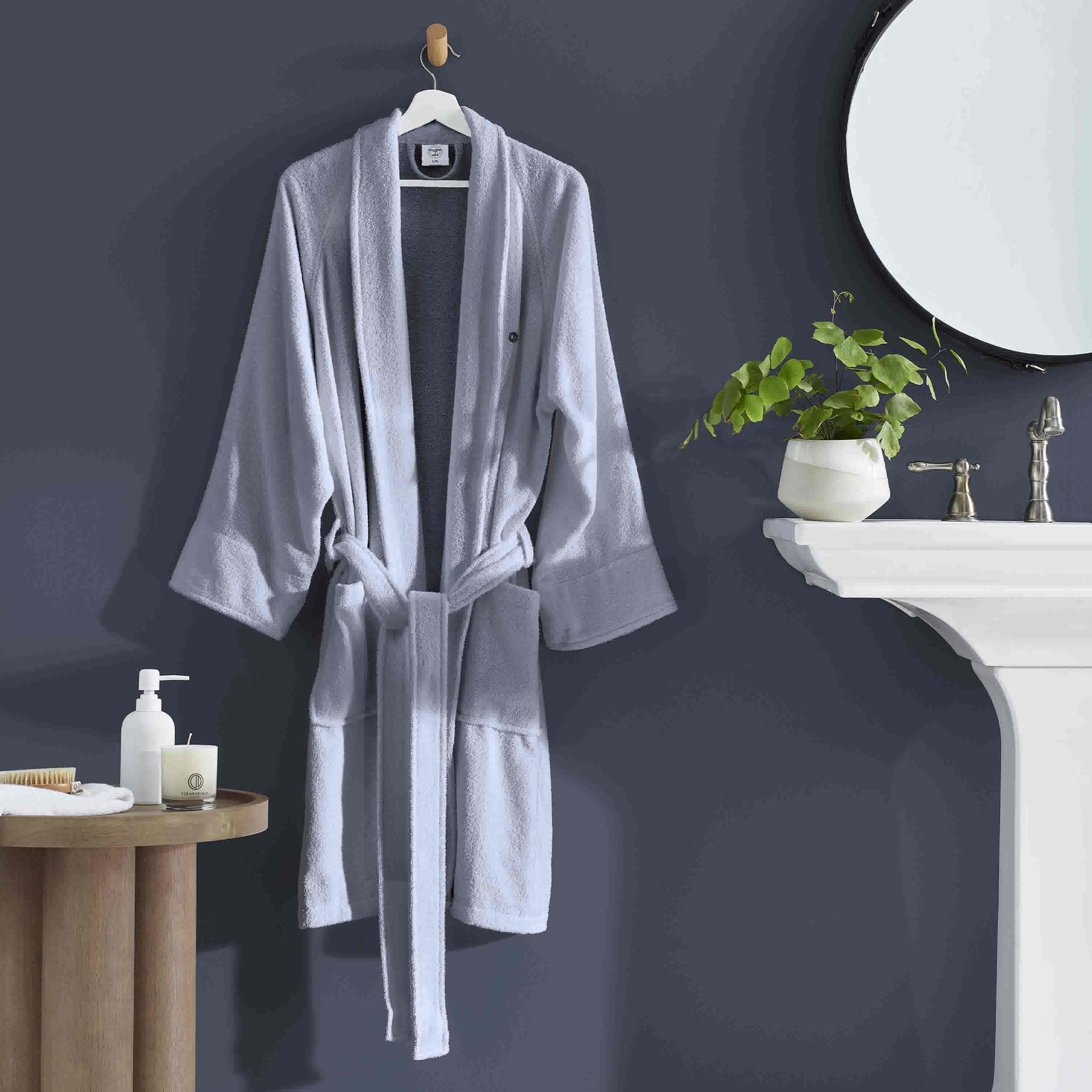Low Lint Cotton Terry Bath Robe Clean Design Home x Martex