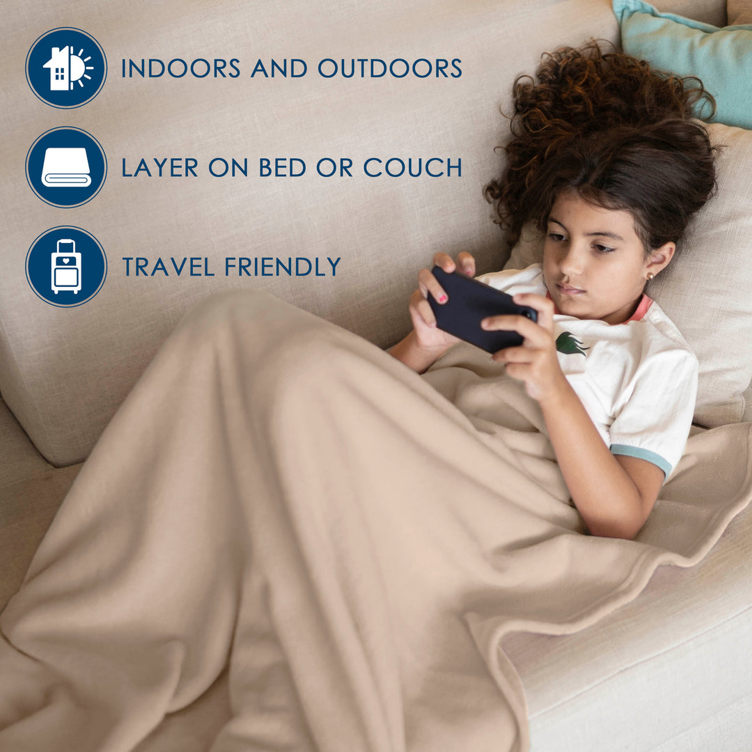 Martex スーパーソフトフリースブランケット フル/クイーン 暖かい 軽量 ペットに優しい スローブランケット ホームベッド ソファ 寮に スモー Martex スーパーソフトフリースブランケット Full⁄Queen 027399034263