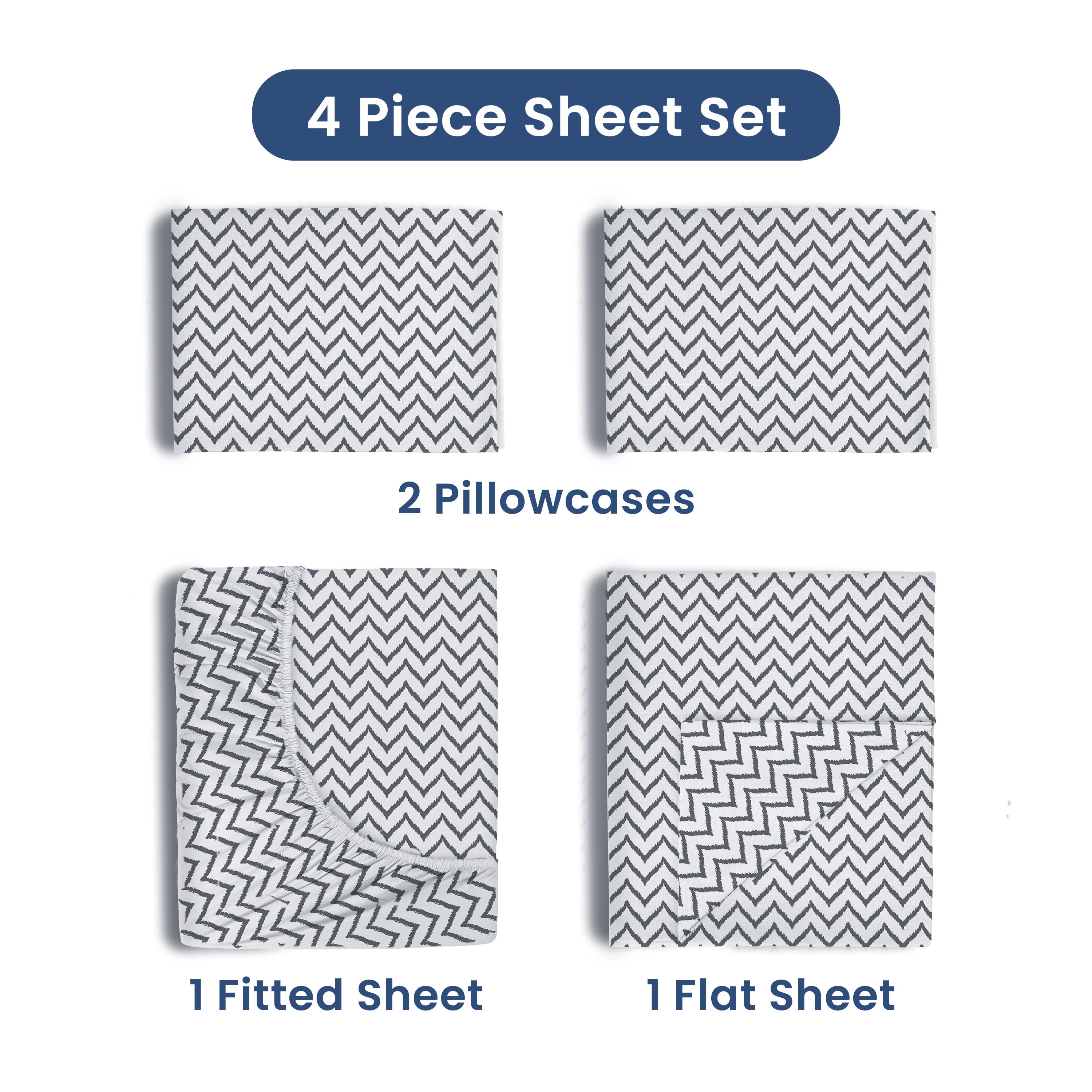 Martex 225 Thread Count Soft Wrinkle Resistant Sheet Set