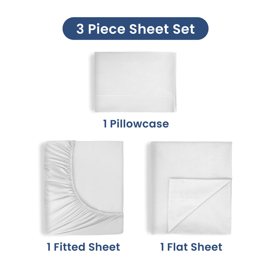 Martex 225 Thread Count Soft Wrinkle Resistant Sheet Set