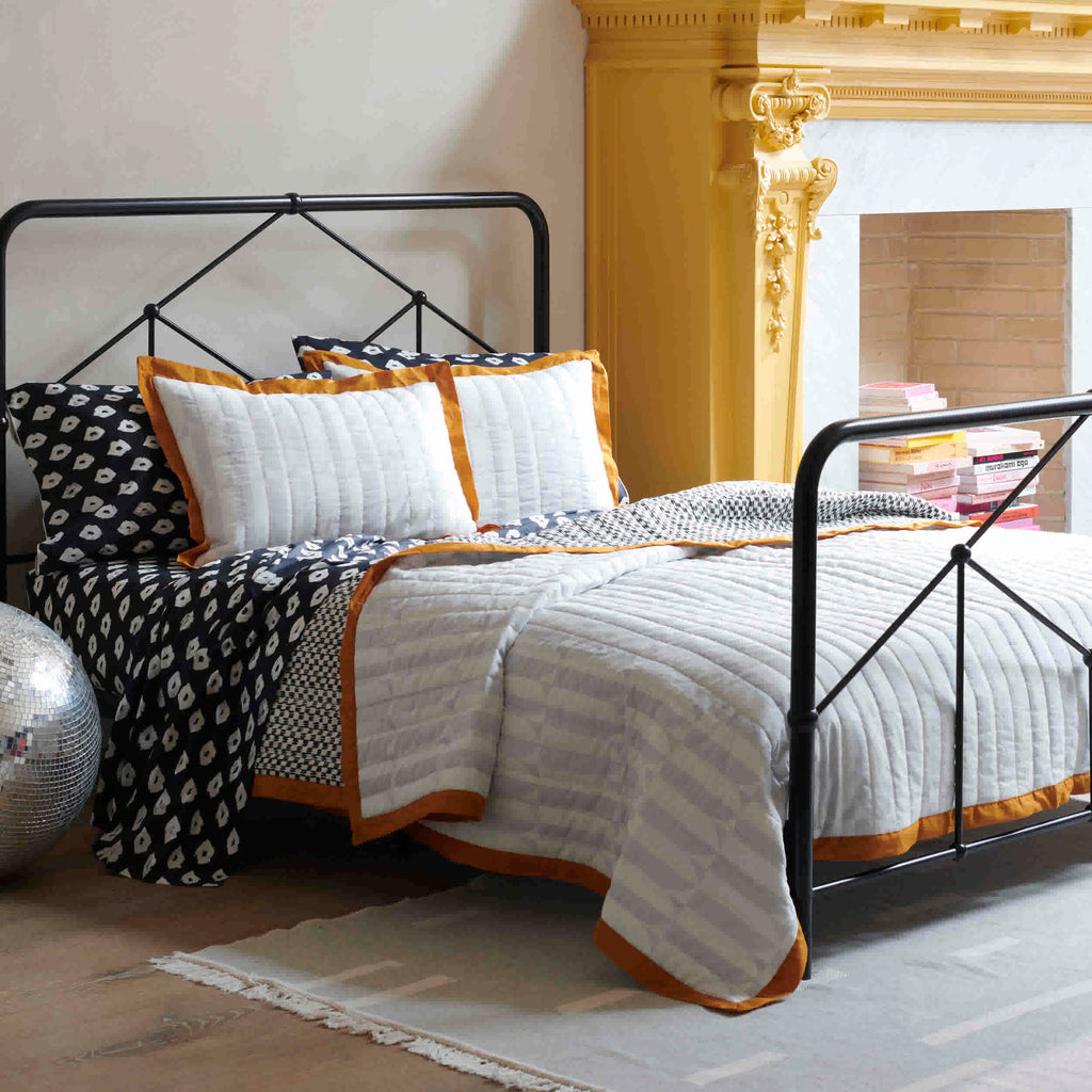 Waverly Tile Gray Quilt Set from Novogratz by Utica WestPoint Home
