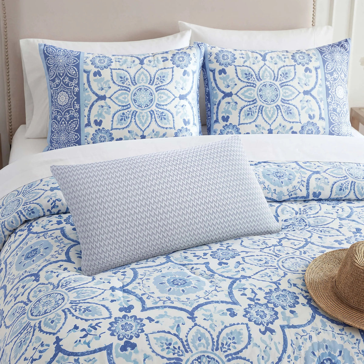 Close up of comforter set