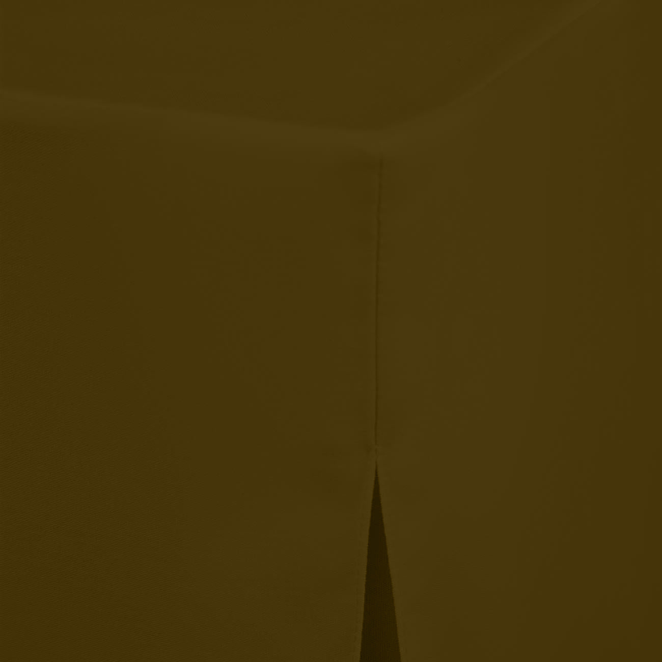 Round table cover with a smooth texture and a corner seam, designed for a 60-inch table.