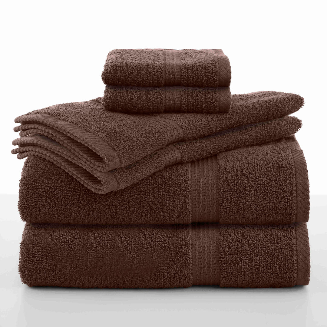 LOCHAS 6 Piece Towel Set and 4 Piece Bath Towel Set Bundle Visit