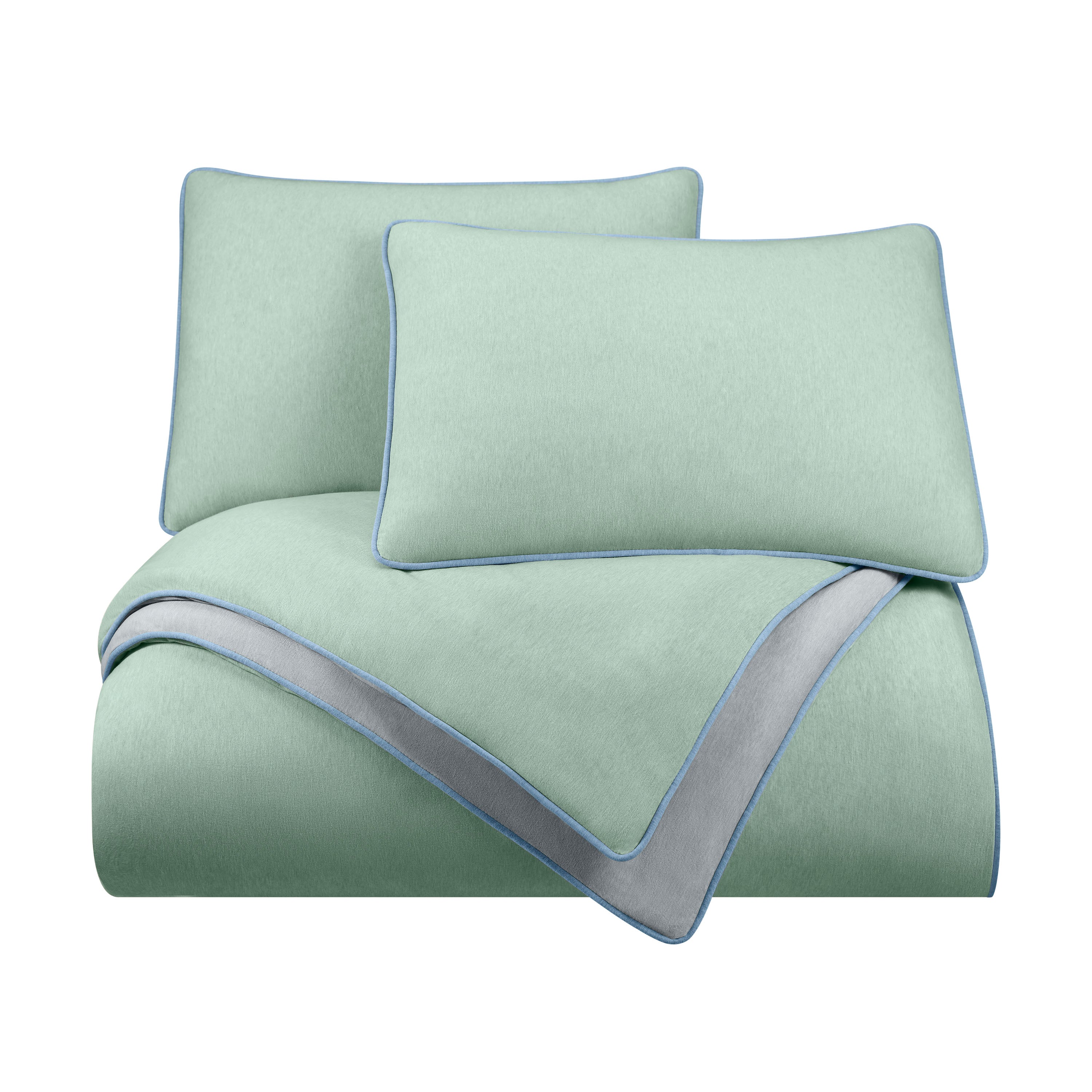 Vellux Snuggle Heathered Jersey Comforter Set
