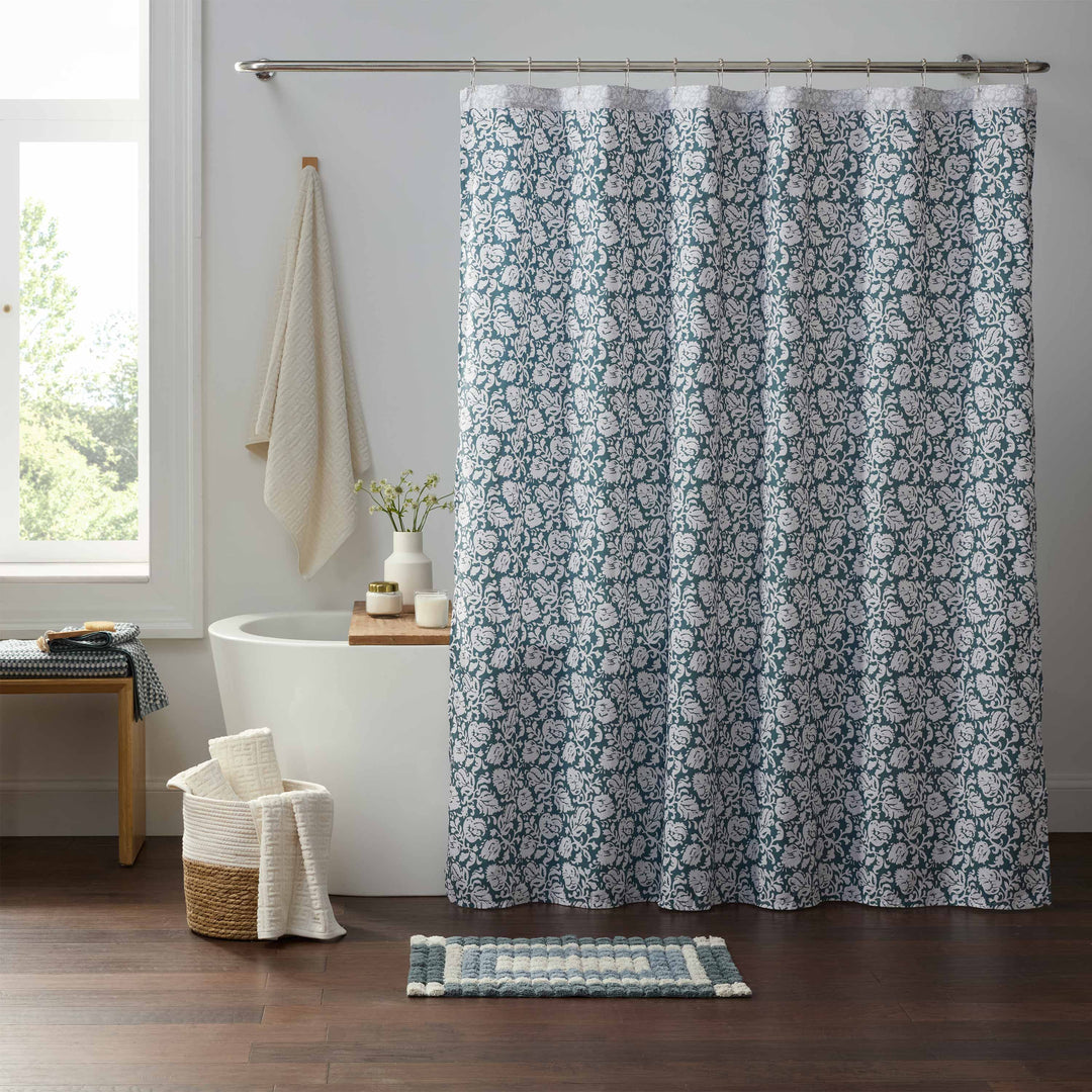 Martex Arcadia Grove 72x72 Steel Shower Curtain – WestPoint Home
