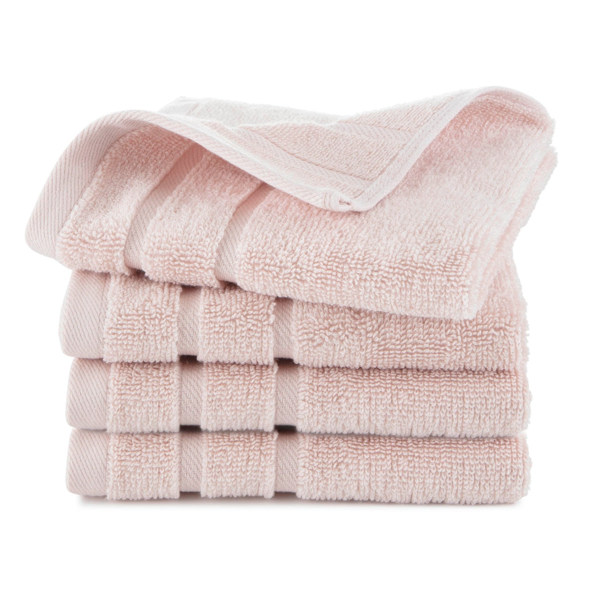 Clean Design Home 100% Cotton 600 GSM 4-Piece Wash Cloth Set