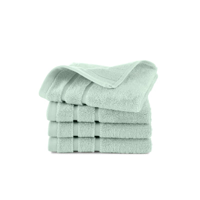 Clean Design Home 100% Cotton 600 GSM 4-Piece Wash Cloth Set